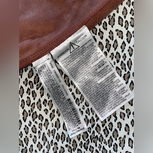 ZARA Faux Leather Paper Bag Style High Waisted Bermuda Shorts RN 77302 GUC - Picture 15 of 16